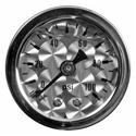 Summit Racing SUM-800299 - Summit Racing® Chrome Plated Fuel Pressure Gauges