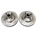 Summit Racing SUM-DSEP-5461L - Summit Racing® Extreme Performance Cross-Drilled and Slotted Brake Rotors