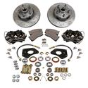 Summit Racing SUM-BK1216 - Summit Racing® Full Wheel Drum-to-Disc Brake Conversion Kits