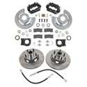 Summit Racing SUM-BK1226 - Summit Racing® Full Wheel Drum-to-Disc Brake Conversion Kits