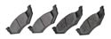 Summit Racing® Semimetallic Brake Pads