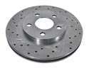 Summit Racing® Extreme Performance Cross-Drilled and Slotted Brake Rotors