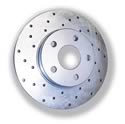 Summit Racing® Extreme Performance Cross-Drilled Brake Rotors