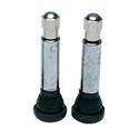 Summit Racing SUM-G1956 - Summit Racing® Chrome Tire Valves