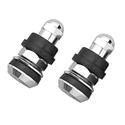 Summit Racing SUM-G1957 - Summit Racing® Chrome Tire Valves