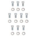 Summit Racing SUM-G3220 - Summit Racing® Chrome Timing Cover Bolts