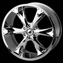 Baccarat Wheels 2111C-2836 - Baccarat Linc Series Chrome Wheels