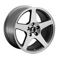 The Wheel Group 815-8965M - Detroit Wheels 2003 Machined Silver Cobra Wheels