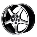 The Wheel Group 830-7965C - Detroit Wheels Cobra R Chrome Wheels