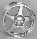 The Wheel Group 841-6861C - Detroit Wheels Corvette ZR1 Chrome Wheels