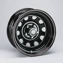 U.S. Wheel 84-7860L - U.S. Wheel 84 Series Black Daytona Wheels