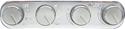 Vintage Air 491200-RUA - Vintage Air Gen-II Streamline 4-Knob Panels
