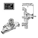Weiand 9208P - Weiand Action Plus Mechanical Water Pumps