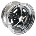 Wheel Vintiques 52 Series Oldsmobile SS1 Chrome with Black Powdercoated Slot Wheels