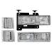 Matrix 09-180-CP - Matrix Truck-Tek Diamond Cut Style Headlamps