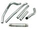 Summit Racing SUM-680002 - Summit Racing® Aluminized Diesel Exhaust Systems