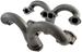 Click here for more information about Allstar Performance ALL34200 - Allstar Performance Small Block Chevy Ram Horn Exhaust Manifolds