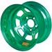 Aero Race Wheels 53-904760GRN - Aero Race Wheels 53 Series AEROBrite Green Chrome Roll-Formed Beadlock Wheels