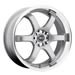 MSR Wheels 0653-9738 - MSR Style 080 Super Finish Silver Wheels
