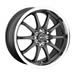 MSR Wheels 0927-9737 - MSR Style 092 Gray Wheels