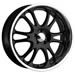 Click here for more information about Boss Motorsports 3132-2866 - Boss 313 Black Wheels