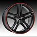 Click here for more information about Raceline Wheels 195-77588B - Raceline Type 195 Black Wheels