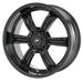 American Racing 3207856 - American Racing Black Trench Wheels