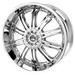 TIS Wheels TIS0722938 - Twenty Inches Strong TIS 07 Chrome Wheels