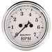 Auto Meter 1694 - Auto Meter Old Tyme White Series Tachometers