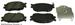 Click here for more information about Beck/Arnley 143-0821746 - Beck/Arnley Premium Organic Disc Brake Pads