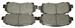 Click here for more information about Beck/Arnley 143-0861722C - Beck/Arnley Premium Ceramic Disc Brake Pads