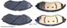 Click here for more information about Beck/Arnley 143-0861728C - Beck/Arnley Premium Ceramic Disc Brake Pads