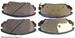 Click here for more information about Beck/Arnley 143-0861772C - Beck/Arnley Premium Ceramic Disc Brake Pads