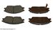 Click here for more information about Beck/Arnley 143-0871337 - Beck/Arnley Premium Semi-metallic Disc Brake Pads