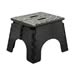 B & R Plastics, INC 101-6BK - B & R Plastics E-Z Foldz Folding Step Stools