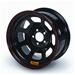 Bassett Racing Wheel 47SH3625 - Bassett Racing 8-Spoke D-Hole Lightweight Black Powdercoated Wheels