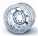 Click here for more information about Bassett Racing Wheel 58DF3ISL - Bassett Racing D-Hole IMCA /Wissota Silver Powedercoated Wheels