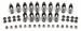 COMP Cams 1417-16 - COMP Cams Magnum Steel Roller Tip Rocker Arms