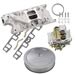 Click here for more information about Summit Racing 03-0127 - Summit Racing® Intake Manifold, Carburetor, and Air Cleaner Pro Packs