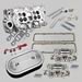 Click here for more information about Summit Racing 03-0146 - Summit Racing® Intake Manifold, Carburetor, and Air Cleaner Pro Packs