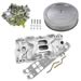 Click here for more information about Summit Racing 03-0233 - Summit Racing® Intake Manifold, Carburetor, and Air Cleaner Pro Packs