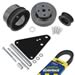 Summit Racing 08-0010 - Summit Racing&amp;#174; A/C Eliminator and Pulley Kit Pro Packs