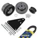 Summit Racing 08-0011 - Summit Racing&amp;#174; A/C Eliminator and Pulley Kit Pro Packs