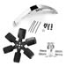 Summit Racing 12-0002 - Summit Racing&amp;#174; Mechanical Fan and Shroud Pro Packs