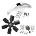 Summit Racing 12-0003 - Summit Racing&amp;#174; Mechanical Fan and Shroud Pro Packs
