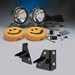 Summit Racing 33-0011 - Summit Racing® Auxiliary Lights and Mounting Bracket Value Packs