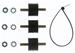 Carter 18-14U - Carter Fuel Pump Mounting Brackets