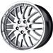 Click here for more information about Cray Wheels 1890CMA505121S70 - Cray Wheels Manta Hyper Silver Wheels with Mirror Lip
