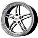 Click here for more information about Cray Wheels 1805CRS655121S70 - Cray Wheels Scorpion Hyper Silver Wheels with Mirror Lip