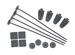 Derale Cooling Products 16744 - Derale Performance Electric Fan Mounting Brackets